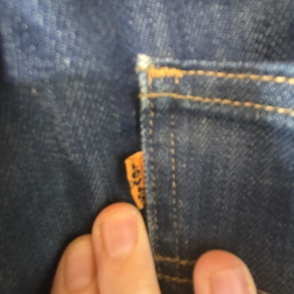 Vtg Levis Repro 1970 BELL flare Bellbottom Jeans - Picture 7 of 8